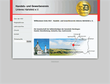 Tablet Screenshot of hgv.dischingen.de